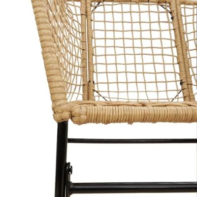 Tuinstoel bruin poly rattan 2 st Tuinstoel bruin poly rattan 2 st