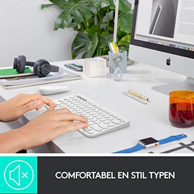Logitech K380 toetsenbord Bluetooth QZERTY US International Wit