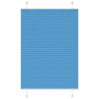 VidaXL Plissé rolgordijn 90x150 cm stofbreedte 89,4 cm polyester blauw - thumbnail