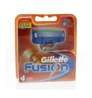 Gillette Fusion Scheermesjes - 4stuks - thumbnail