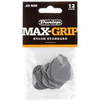 Dunlop 449P060 Max-Grip Nylon Standard Pick 0.60 mm plectrum set 12 stuks - thumbnail