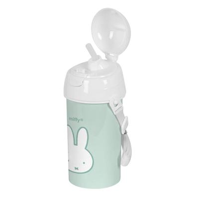 Fles met deksel en rietje Miffy Menta Munt PVC 500 ml Fles met deksel en rietje Miffy Menta Munt PVC 500 ml