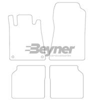 Automatten passend voor Mercedes-Benz SEL W140 4-delig BL1466314 - thumbnail