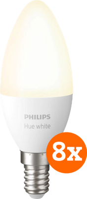 Philips Hue White E14 8-Pack