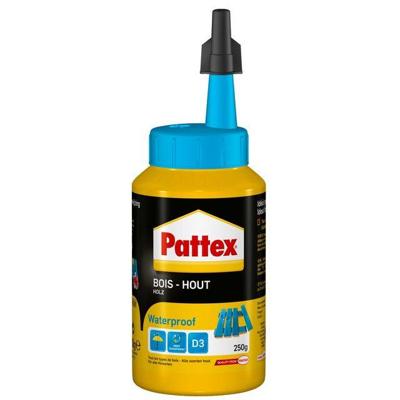 Houtlijm pattex d3 waterproof 250ml | 12 stuks Houtlijm pattex d3 waterproof 250ml | 12 stuks