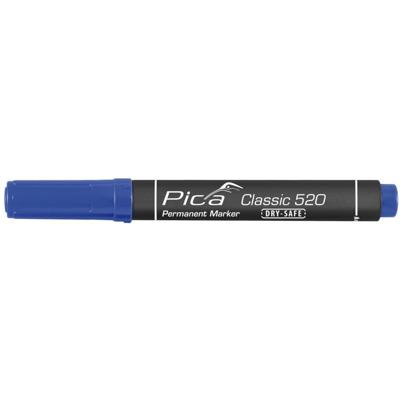 Pica 520/41 Permanent Marker 1-4mm rond blauw,10st.