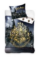 Harry Potter Dekbedovertrek - Goud- 140 x 200 cm - thumbnail