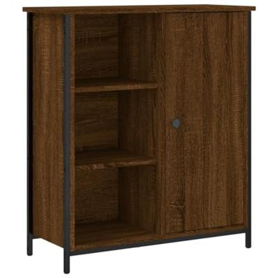 Dressoir 70x30x80 cm bewerkt hout bruin eikenkleur