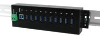 Exsys (Gen 1) Type B 5000MBIT/S Zwart (1110HMVS USB 3.0 Interface Hub - Poorten USB 3.0 HUB (Gen 1) Type B, USB 3.0 (1) Type A; 5000 Mbit/s; USB (24, Zwart) - thumbnail