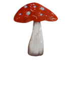 Steker ijzer paddenstoel 16x45 cm I Buitengewoon de Boet - Buitengewoon de boet - thumbnail