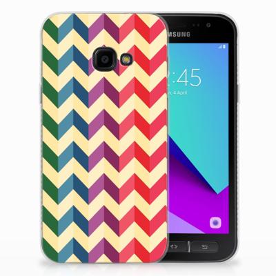 Samsung Galaxy Xcover 4 | Xcover 4s | TPU bumper | Zigzag Multi Color Samsung Galaxy Xcover 4 | Xcover 4s | TPU bumper | Zigzag Multi Color