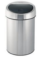 Brabantia Touch Bin Afvalemmer - wand - 3 liter - kunststof binnenemmer - matt steel fingerprint proof 378645 - thumbnail