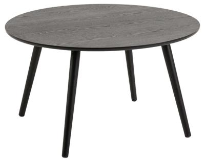 Bendt Bijzettafel 'Ali' Essenfineer, 80cm, kleur Zwart