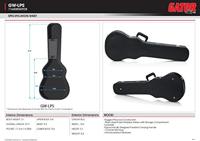 Gator Cases GW-LPS houten koffer voor Gibson® Les Paul® - thumbnail