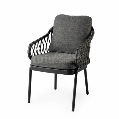 Tierra Outdoor Dining Tuinstoel Natal Charcoal