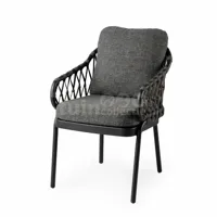 Tierra Outdoor Dining Tuinstoel Natal Charcoal - thumbnail