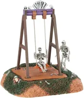 Lemax skeleton swings, b/o (4.5v bewegend tafereel Spooky Town 2018 - thumbnail