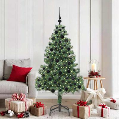 VidaXL Kerstboom met 300 led met standaard groen 180 cm pvc VidaXL Kerstboom met 300 led met standaard groen 180 cm pvc