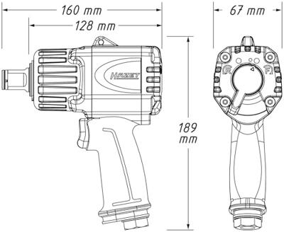 Hazet Twin Turbo 9013MTT Pneumatische slagmoersleutel Draaimoment (max.): 1300 Nm