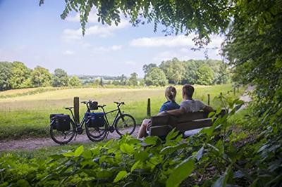 New Vigo double - sportieve dubbele fietstas, zwart - thumbnail