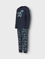 Name it zomer pyjama jongens - blauw - NkmNightset - thumbnail