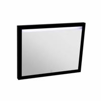 Spiegel Best Design Black Miracle 100x80cm LED Verlichting Mat Zwart - thumbnail