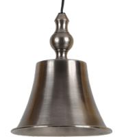 Hanglamp Almona 15 cm 1 Lichts Antiek Zilver Industrieel - thumbnail