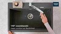 GROHE Eurosmart Keukenkraan - draaibare uitloop - chroom 33281003 - thumbnail