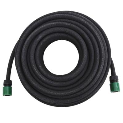 VidaXL Druppelslang 0,6&apos;&apos; 25 m rubber zwart
