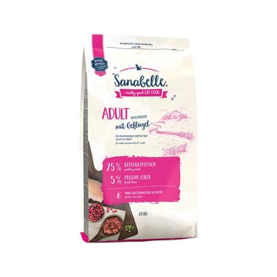 Sanabelle Adult kattenvoer met gevogelte 2 kg