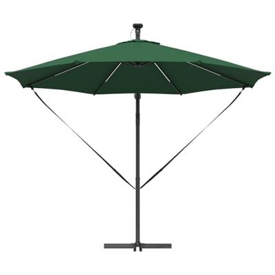 Cantilever Banana Parasol met slot Groen 294 x 294 x 248 cm Cantilever Banana Parasol met slot Groen 294 x 294 x 248 cm