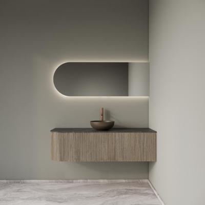 Badkamermeubelset Gliss Design Alluro 140 cm Rechts Corn Silk Badkamermeubelset Gliss Design Alluro 140 cm Rechts Corn Silk