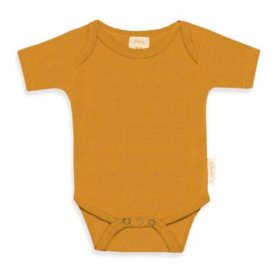 OUTLET Funnies romper korte mouw uni Ochre-62-68