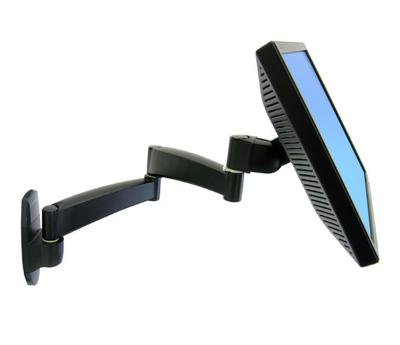 Ergotron Wall Mount Arm 200 Series Monitor-wandbeugel 1-voudig 25,4 cm (10) - 68,6 cm (27) Zwart Kantelbaar, Zwenkbaar, Roteerbaar Ergotron Wall Mount Arm 200 Series Monitor-wandbeugel 1-voudig 25,4 cm (10) - 68,6 cm (27) Zwart Kantelbaar, Zwenkbaar, Roteerbaar