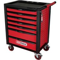 KS Tools 826.0007 Werkplaatswagen Plaatstaal Kleur (specifiek): Zwart, Rood - thumbnail