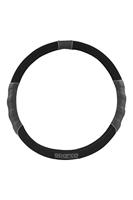 Sparco Stuurwielhoes Sport 3 Flat Bottom Zwart/Grijs SP90110 - thumbnail