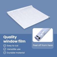 VidaXL Raamfolies 4 st mat bamboepatroon pvc - thumbnail