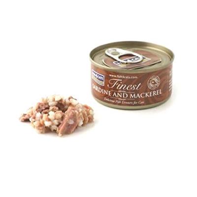 FISH4CATS Sardine and mackerel - nat kattenvoer - 70g