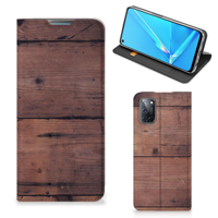 OPPO A52 | A72 Book | Wallet Case | Old Wood - thumbnail