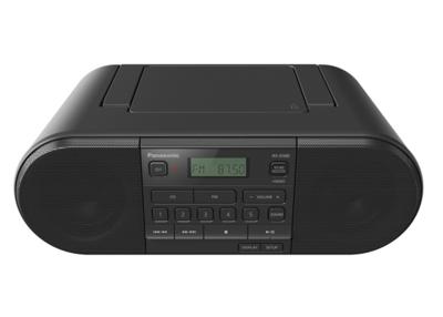 Panasonic RX-D500EG-K CD Boom Box (Radio FM, CD Player, Werkt op netstroom en batterijen, Sleep Timer) zwart