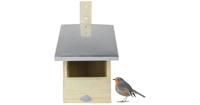 Roodborst nestkast vogelhuisje - thumbnail