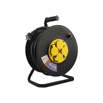 Elektra kabelhaspel 40M 230V 3x1,5mm² H07 neopreen snoer met thermische beveiliging