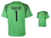 Belgie Keepersshirt Courtois Thuis 2016-2017 - OP=OP - thumbnail