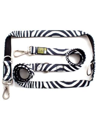 Max & Molly 4897039632151 Comfortabel, veilig, gevoerd neopreen, koel en flexibel, multifunctioneel linnen, S, zebra