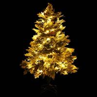 Kerstboom met LED en dennenappels 150 cm PVC en PE groen - thumbnail