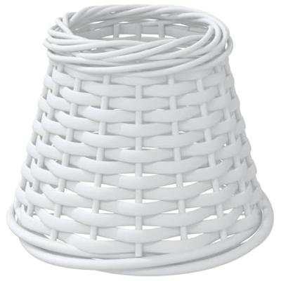 VidaXL Lampenkap ø15x12 cm wicker wit VidaXL Lampenkap ø15x12 cm wicker wit