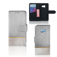 Samsung Galaxy A3 2017 | Book Style Case | Wood Concrete - thumbnail