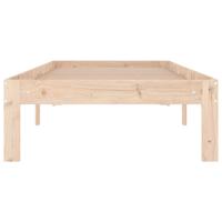 Bedframe massief hout 75x190 cm - thumbnail