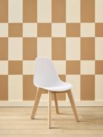 Stoel voor de kleuterschool in Scandinavisch design wit - thumbnail