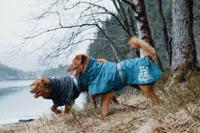 Hurtta Honden Regenjas - Monsoon Coat - Bilberry Blauw - 40cm - thumbnail